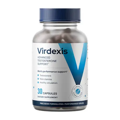 Bottle of Virdexis food supplement, 30 capsules